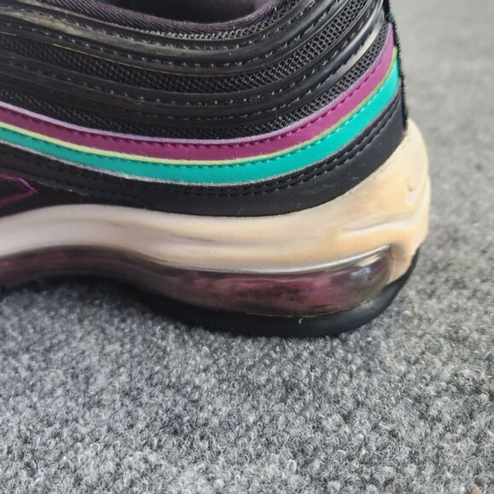 Nike Air Max 97 Black Grape W‎ Size 8 Purple Aqua READ - Picture 8 of 10